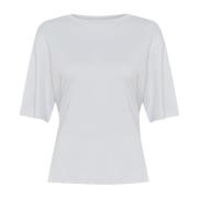 Vrouwelijke Tee Top Parel Blauw Karen by Simonsen , Blue , Dames