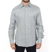 Grijs Casual Button-Up Overhemd Ermanno Scervino , Gray , Heren