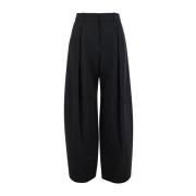 Zwarte Paseo Broek Jacquemus , Black , Dames