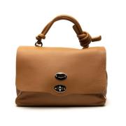 Beige Postina Piuma Knot Tas Zanellato , Beige , Dames