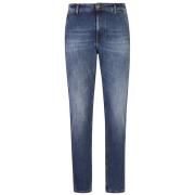 Blauwe Jeans Herfst Winter 2024 PT Torino , Blue , Heren