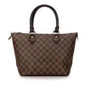 Pre-owned Canvas handbags Louis Vuitton Vintage , Brown , Dames