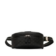 Pre-owned Nylon crossbody-bags Gucci Vintage , Black , Dames