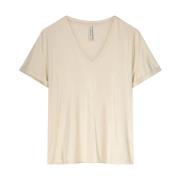 Summum Top korte mouw Summum Woman , Beige , Dames