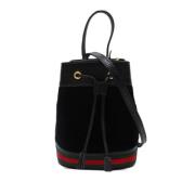 Pre-owned Suede gucci-bags Gucci Vintage , Black , Dames