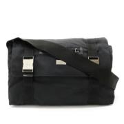 Pre-owned Canvas shoulder-bags Gucci Vintage , Black , Dames