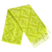 Pre-owned Cashmere scarves Fendi Vintage , Green , Dames