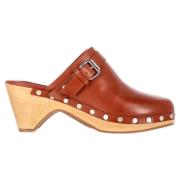 Pre-owned Leather heels Isabel Marant Pre-owned , Brown , Dames