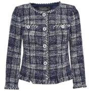 Pre-owned Fabric outerwear Chanel Vintage , Blue , Dames