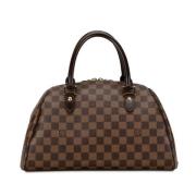 Pre-owned Canvas handbags Louis Vuitton Vintage , Brown , Dames