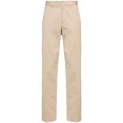 Beige Logo Broek Givenchy , Beige , Heren