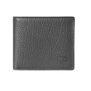 Grijze Leren Bi-Fold Portemonnee Gucci , Gray , Unisex