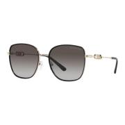 Empire Square 2 Zonnebril Licht Goud Michael Kors , Black , Dames