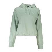 Groene hoodie met geborduurd logo Fila , Green , Dames