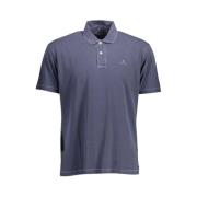 Elegant katoenen poloshirt met korte mouwen Gant , Blue , Heren