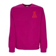 Dynamische Crewneck Sportkleding Berry/Rood Nike , Pink , Heren