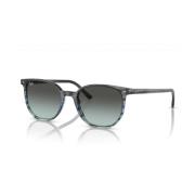 Blauw Verloop Rubberen Afwerking Zonnebril Ray-Ban , Gray , Unisex