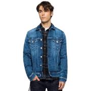 Heren Denim Jack Mv842C.000.141704.009 Replay , Blue , Heren