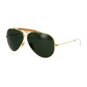 Rb3138 Zonnebril met Gouden Metalen Frame Ray-Ban , Yellow , Unisex