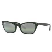 Vintage Cat-Eye Zonnebril Gepolariseerd Ray-Ban , Green , Unisex