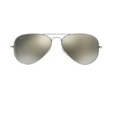 Klassieke Aviator Gepolariseerde Zonnebril Ray-Ban , Gray , Unisex