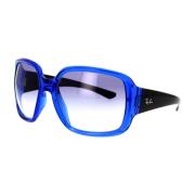 Vierkante Oversized Zonnebril Powderhorn Rb4347 Ray-Ban , Blue , Unise...