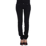 Chic Slim Skinny Zwarte Jeans Roberto Cavalli , Black , Dames