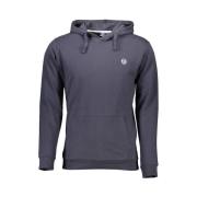 Blauw sweatshirt met capuchon en borduursel Sergio Tacchini , Blue , H...