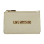 Ritsportemonnee Love Moschino , Beige , Dames