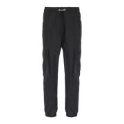 Vloeibare Cargo Broeken Balmain , Black , Heren