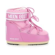 Roze Icon Low Nylon Winterlaarzen Moon Boot , Pink , Dames