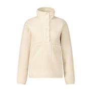 Moderne Fleecejas met drukknopen Peak Performance , Beige , Dames