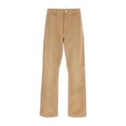 Cappuccino Katoenen Kniebroek Carhartt Wip , Beige , Heren