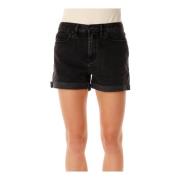 Turn Denim Shorts Armedangels , Gray , Dames