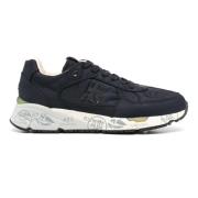 Suede sneakers met 4 cm zool Premiata , Blue , Heren