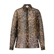 Animal Print Blouse Riani , Brown , Dames