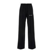 Stijlvolle Zwarte Polyester Joggers Palm Angels , Black , Dames