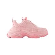 Pre-owned Leather sneakers Balenciaga Vintage , Pink , Dames