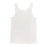 Katoenen Tanktop Mouwloos Italië The Row , White , Dames