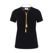 Zwarte Gebreide Top Elisabetta Franchi , Black , Dames