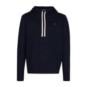 Blauwe Geborduurde Logo Hoodie Sweater Polo Ralph Lauren , Blue , Here...