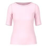 Casual Turn-up Sleeve T-Shirt Marc Cain , Pink , Dames