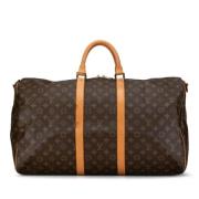 Pre-owned Canvas louis-vuitton-bags Louis Vuitton Vintage , Brown , Da...