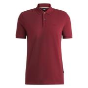 Zachte Pima Katoen Polo Shirt Hugo Boss , Brown , Heren