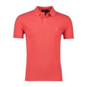 Rode korte mouw slim fit polo Ralph Lauren , Red , Heren