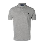 Grijs Logo Polo Shirt Ralph Lauren , Gray , Heren