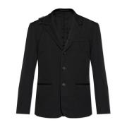 Blazer met open revers Y-3 , Black , Heren