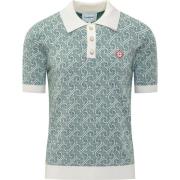 Groene T-shirts en Polos met Patch Logo Casablanca , Green , Heren