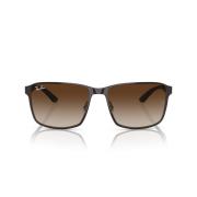 Vierkante zonnebril bruine verloopglazen Ray-Ban , Brown , Unisex