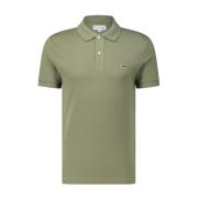 Slim-Fit Katoenen Polo Shirt Lacoste , Green , Heren